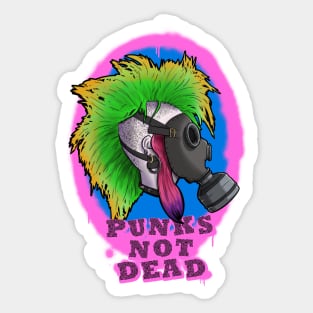 Punks Not Dead Sticker